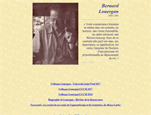 Tablet Screenshot of francais.lonergan.org
